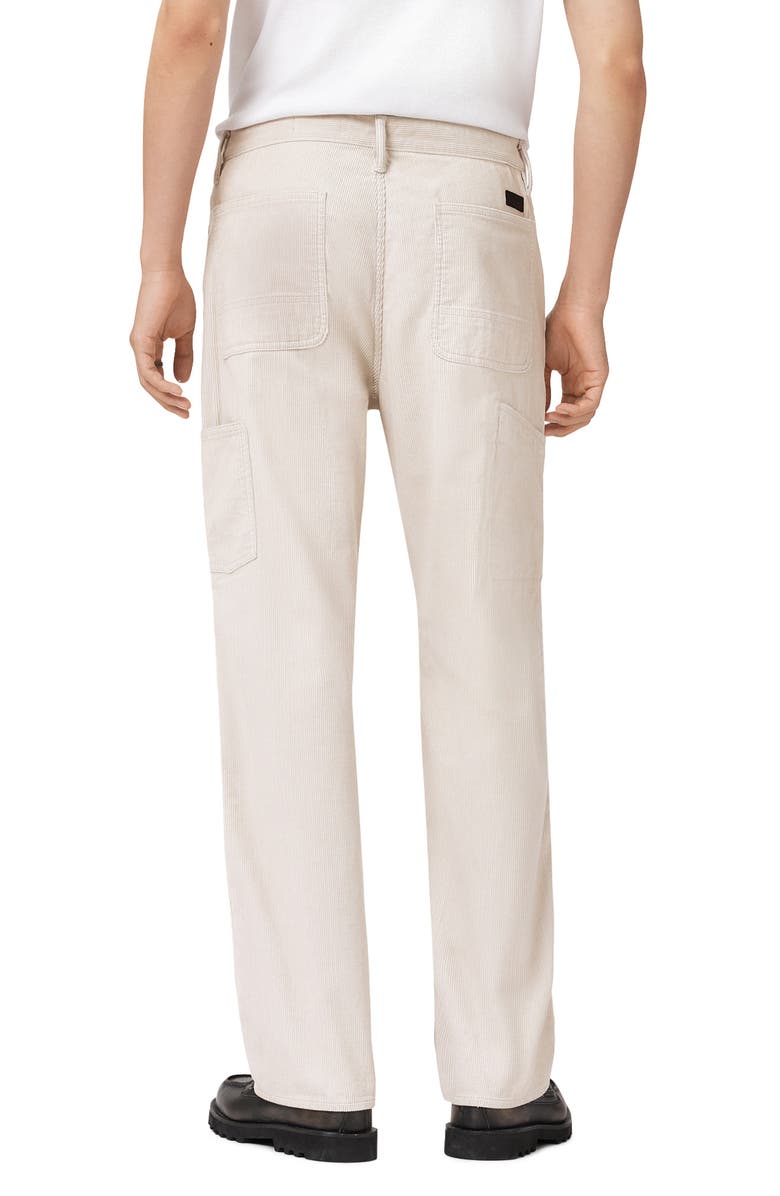 AllSaints Mullen Corduroy Carpenter Pants, Alternate, color, Cream Taupe