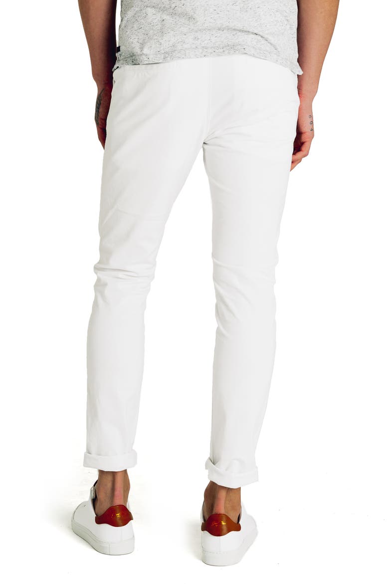 Pro Slim Fit Chino Pants, Alternate, color, WHITE