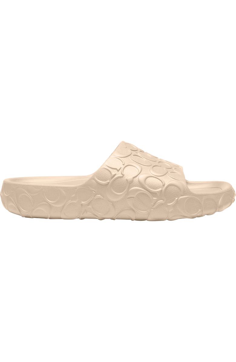 COACH Bay Slide Sandal, Alternate, color, Ivory