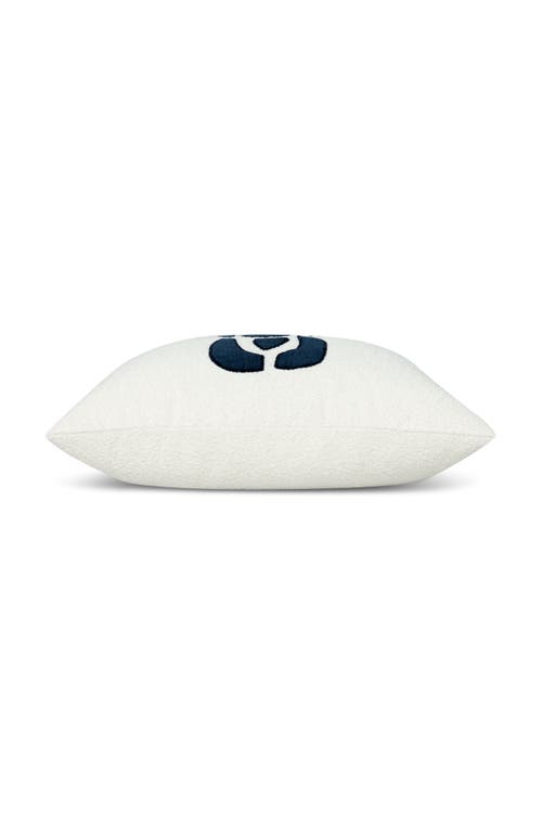 Elaine Smith Resonate Hand Applique Velvet & Boucle Indoor & Outdoor Woven Accent Pillow