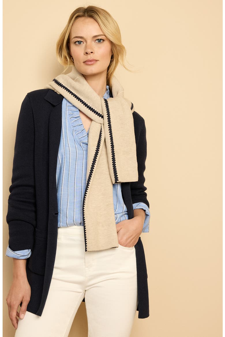 Knit Blazer, Alternate, color, BLACK ONYX