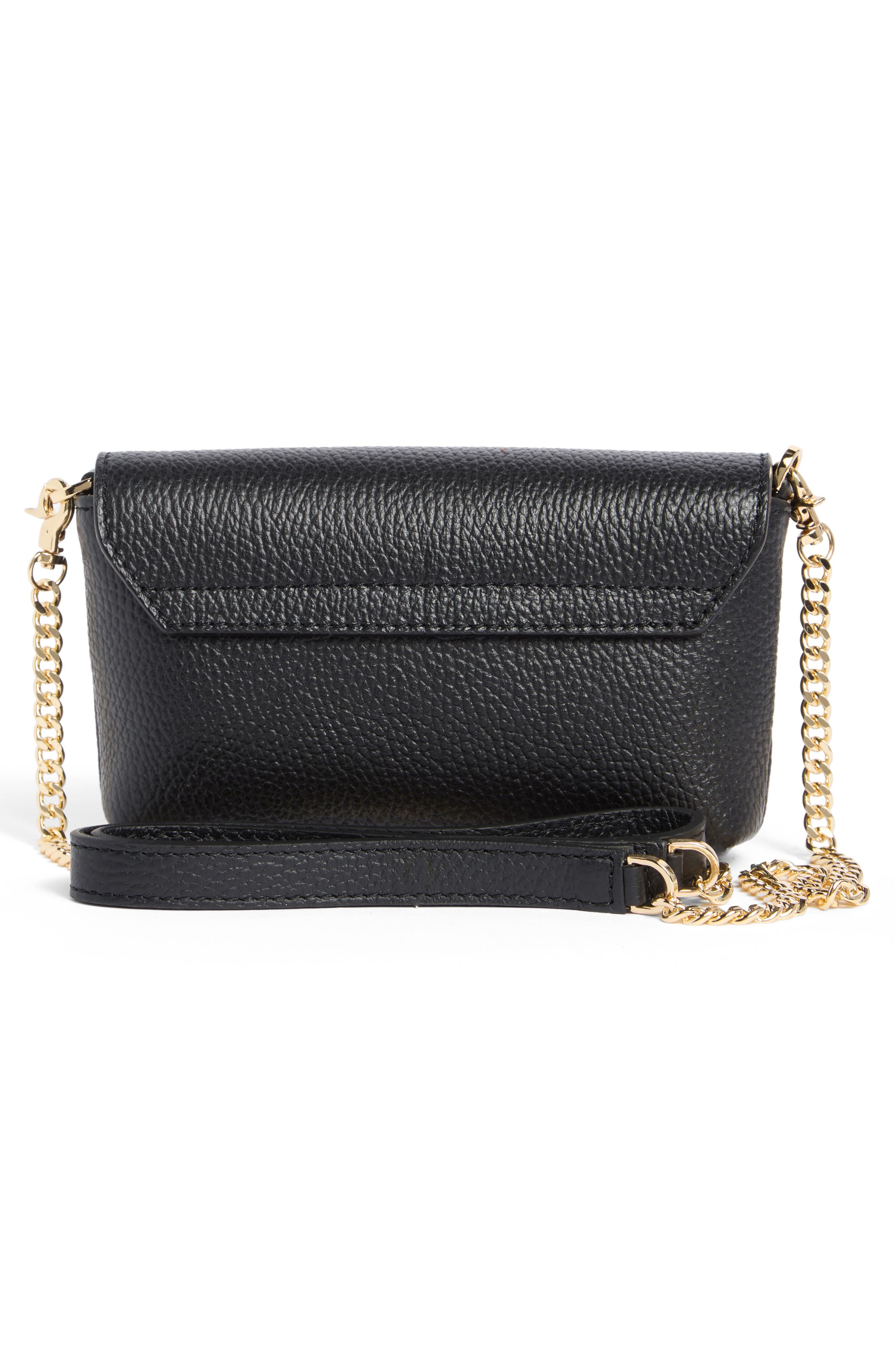 VALENTINO BY MARIO VALENTINO Lilou Dollaro Crossbody Bag, Alternate, color, Black