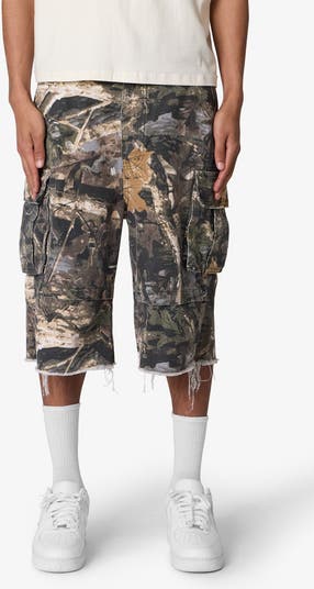 mnml Camo Print Ultra Baggy Cargo Shorts | Nordstrom