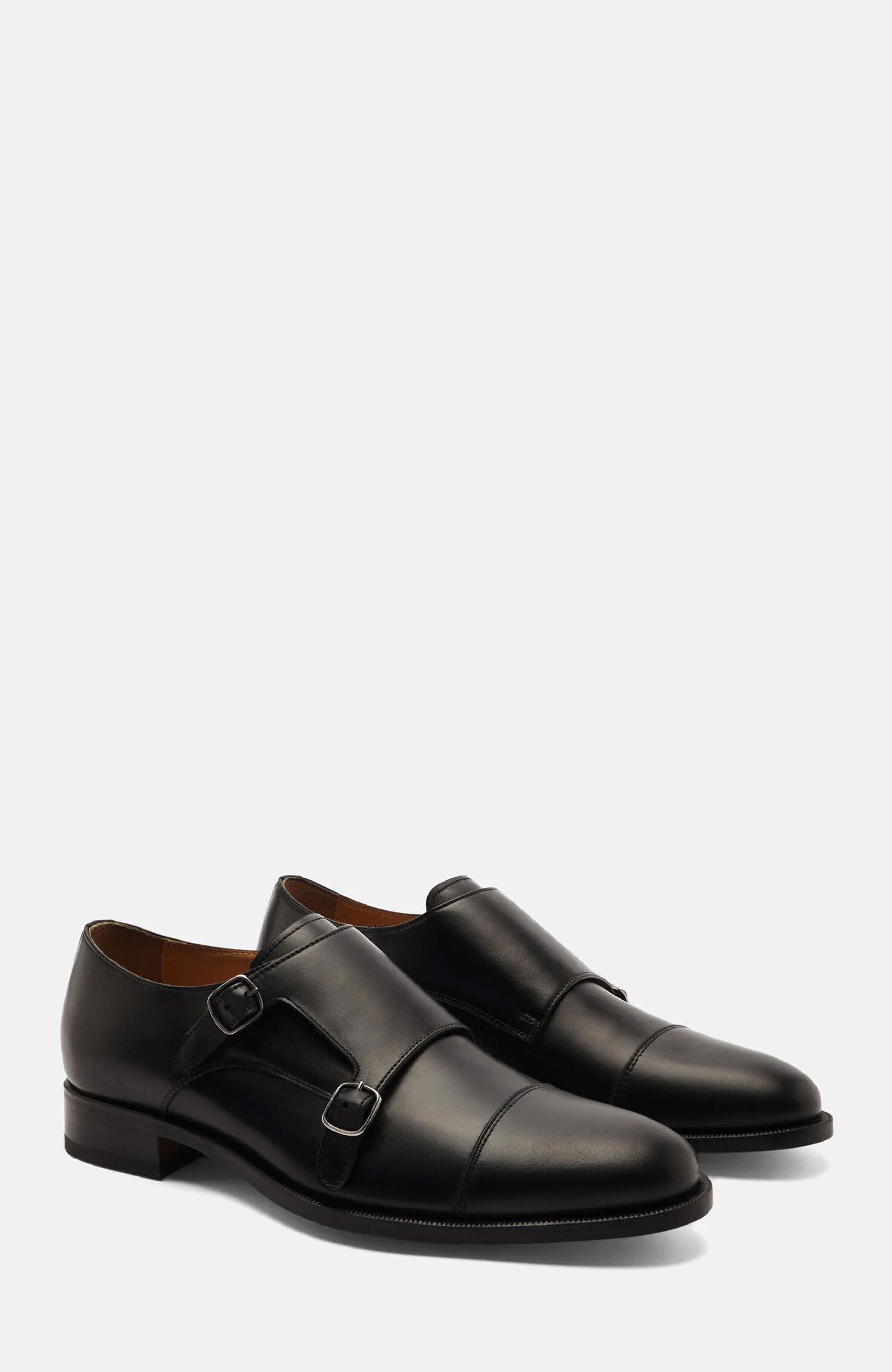 SCAROSSO Firenze Monks, Main, color, Black Calf