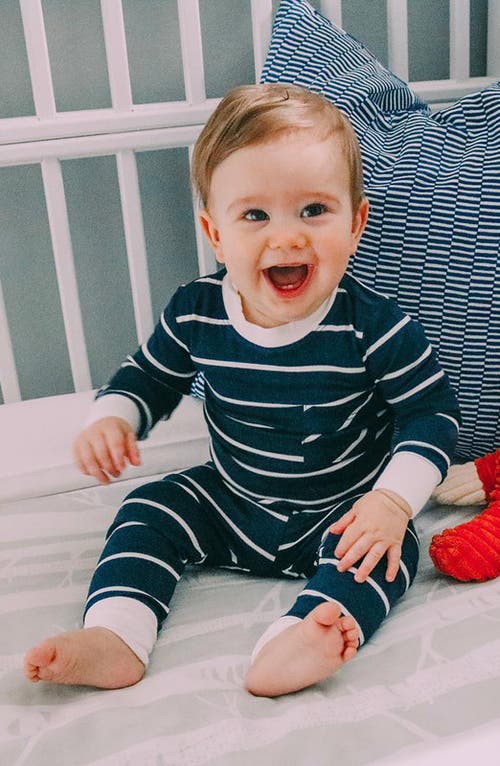 Everly Grey Baby Grey By Kids' Fitted Two-piece Pajamas In Blue