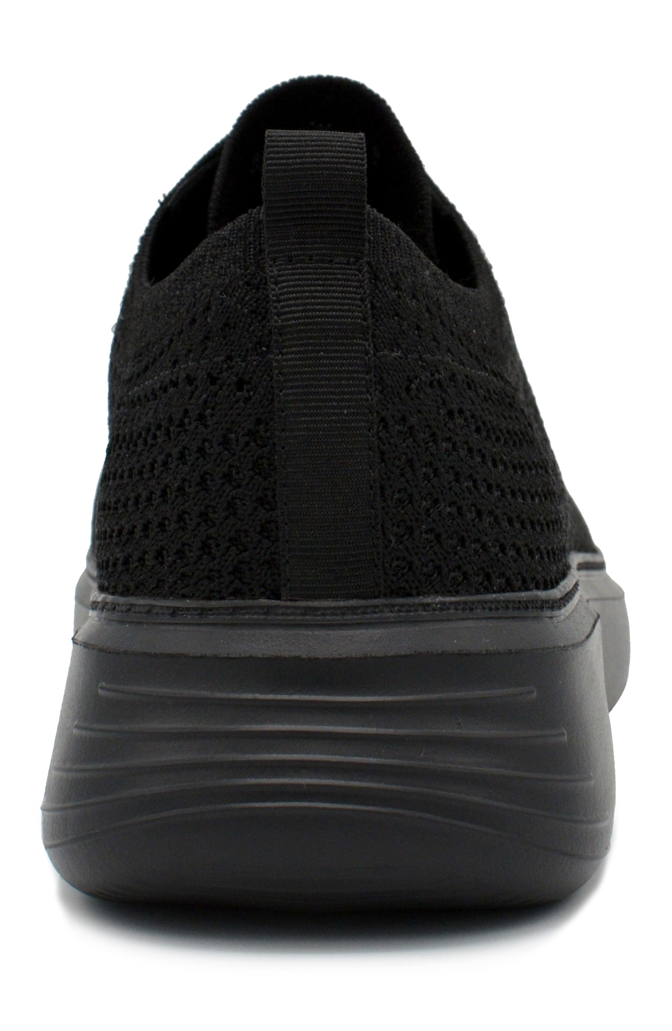 DELO Go Green Mesh Sneaker, Alternate, color, Black/ Black