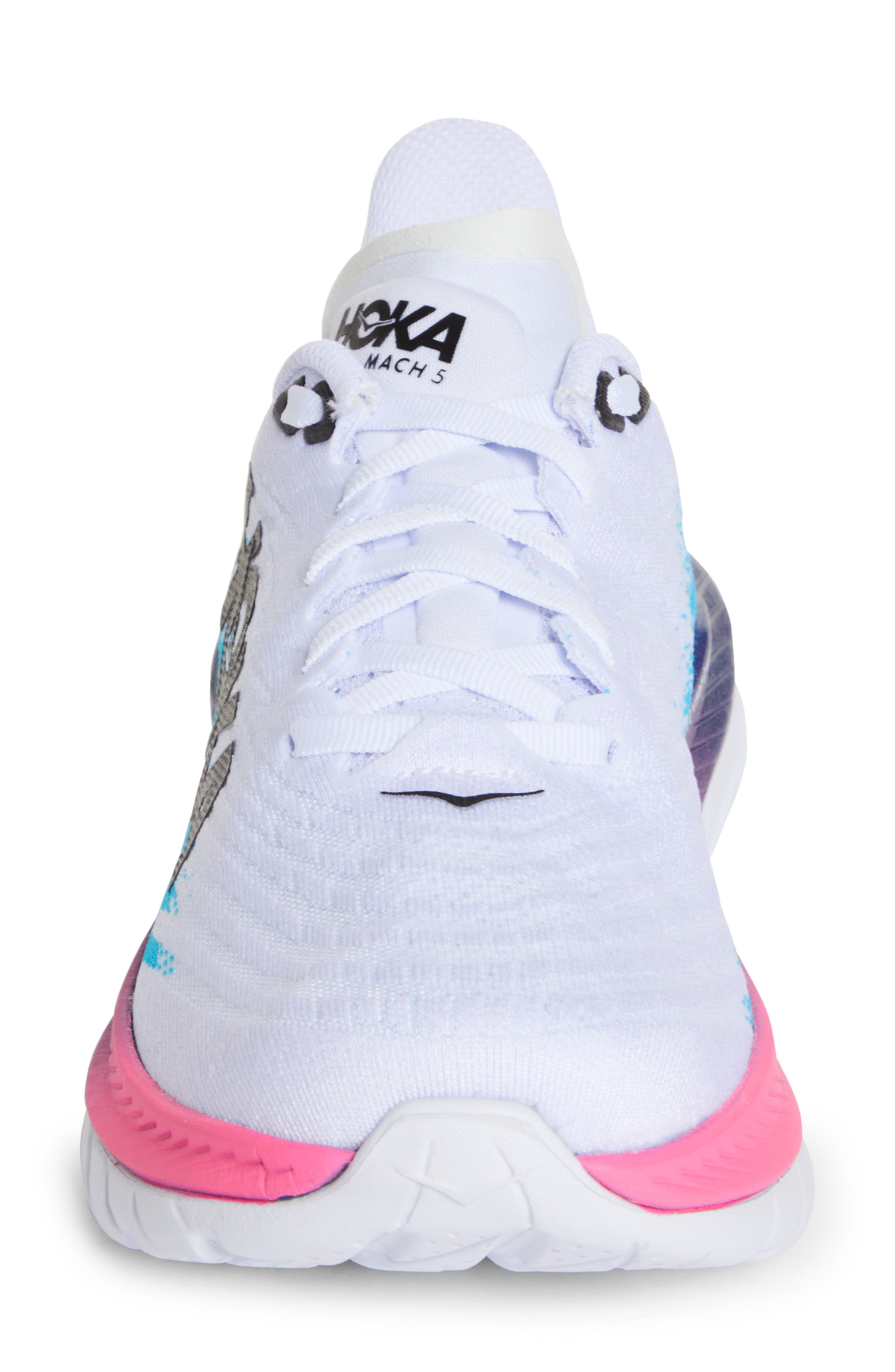 Mach 5 Running Shoe, Alternate, color, WHITE / SCUBA BLUE