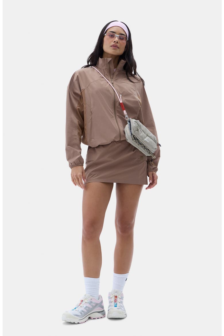 Gwen Packable Jacket, Alternate, color, SUEDE