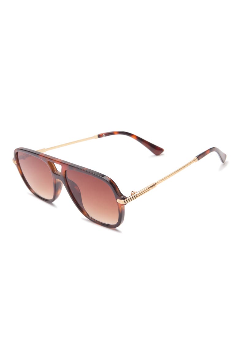 Aviator Sunglasses, Alternate, color, TORTOISE