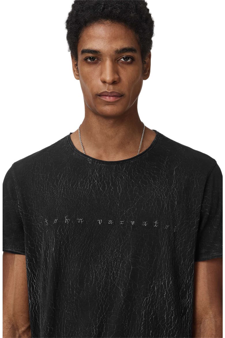 Raw Edge Graphic T-Shirt, Alternate, color, BLACK