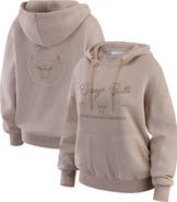 WEAR by Erin Andrews Women's WEAR by Erin Andrews Tan Chicago Bulls Washed Pullover Crewdie