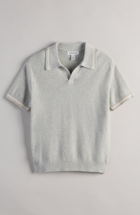 Kids' Textured Cotton Polo Sweater (Toddler, Little Kid & Big Kid)