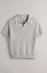 Nordstrom Kids' Textured Cotton Polo Sweater