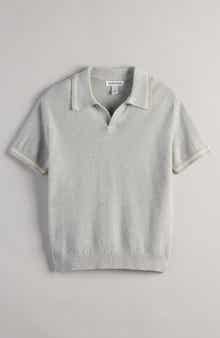 Kids' Texture Polo Sweater