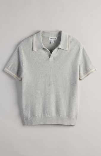 Kids' Texture Polo Sweater