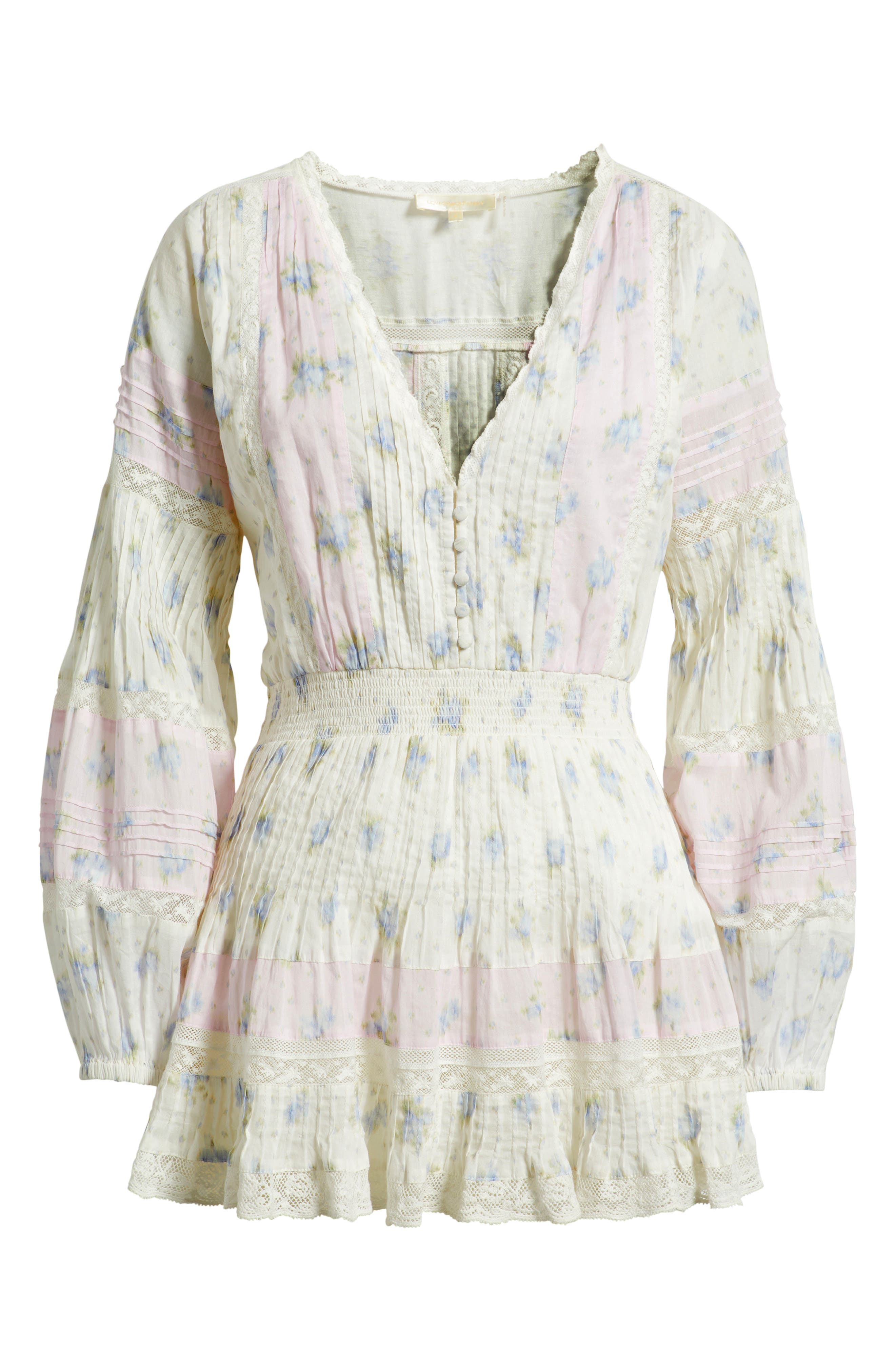 love shack fancy long sleeve dress Rosney Dress