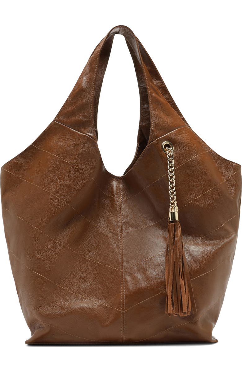 Arezzo Large Sonya Leather Hobo, Main, color,