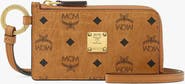 MCM Aren Card Pouch in Visetos
