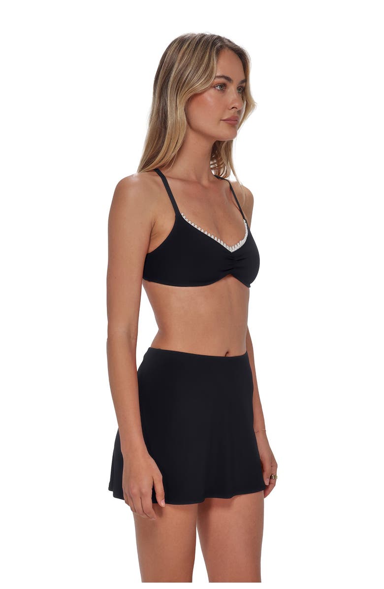 Swim Systems Bree Cover-up Mini Skirt, Alternate, color, Black