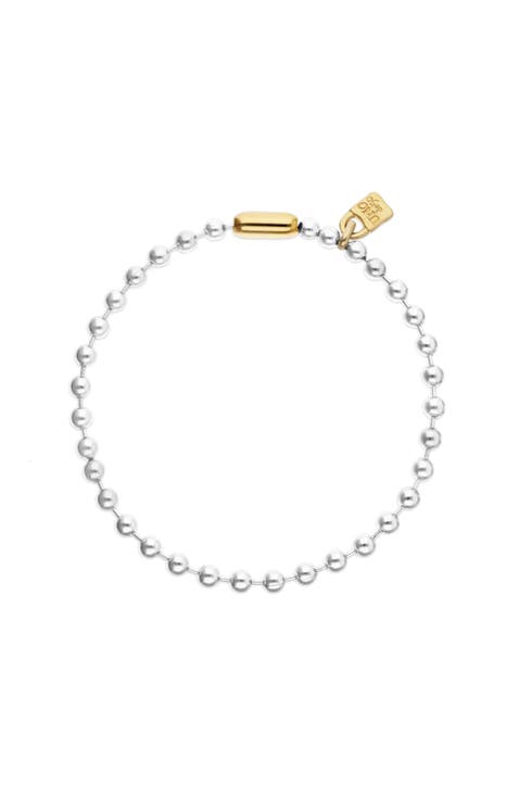 Sterling Silver Plated Ball Necklace