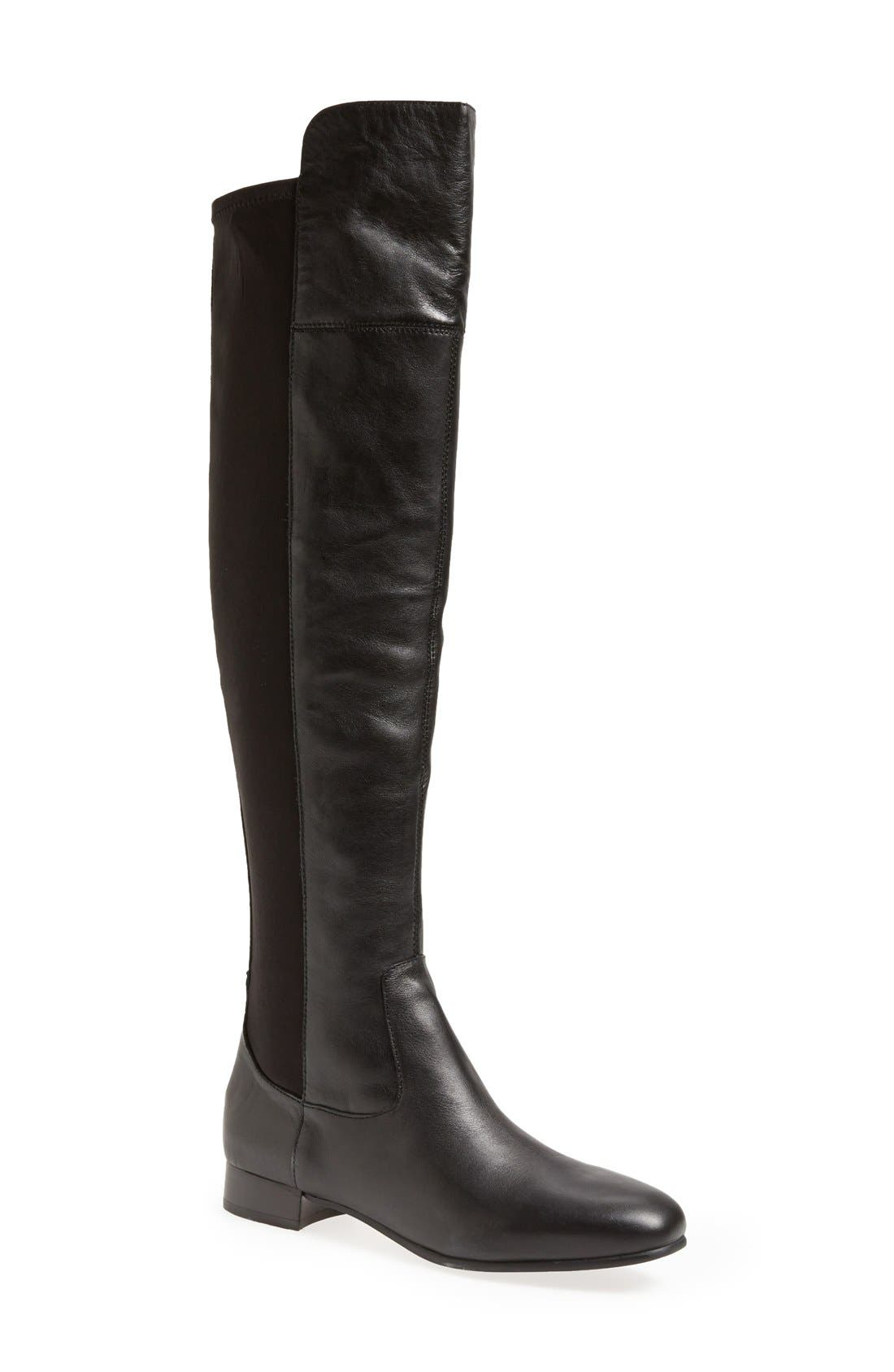 'Andora' Over the Knee Boot (Nordstrom Exclusive), Main, color, BLACK