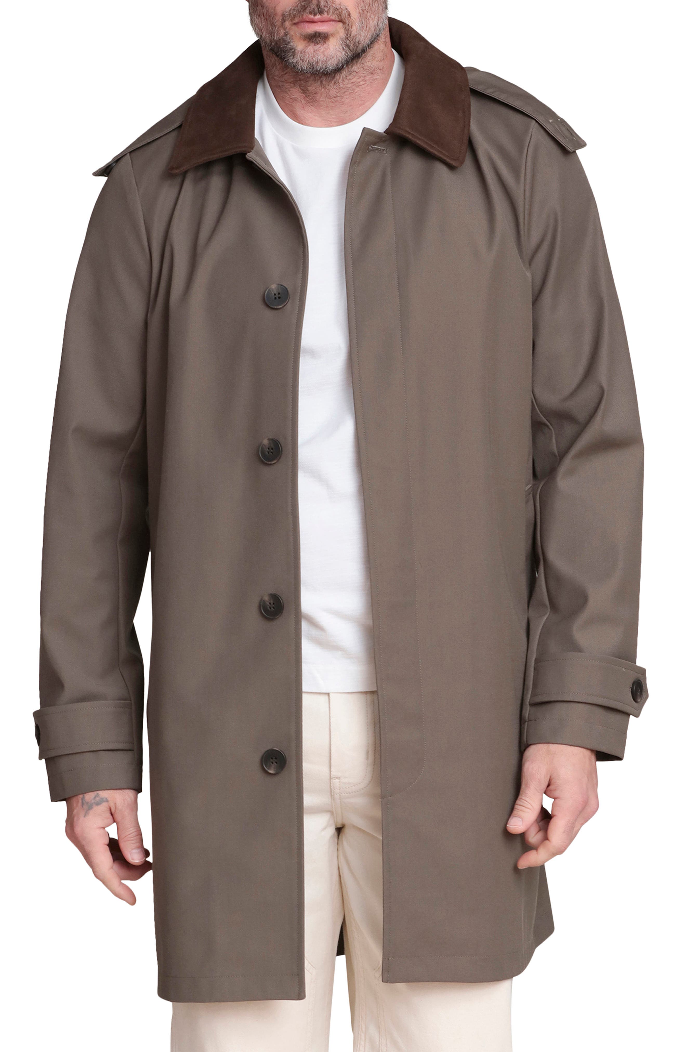 Combo Collar Mac Coat with Detachable Hood - image 3