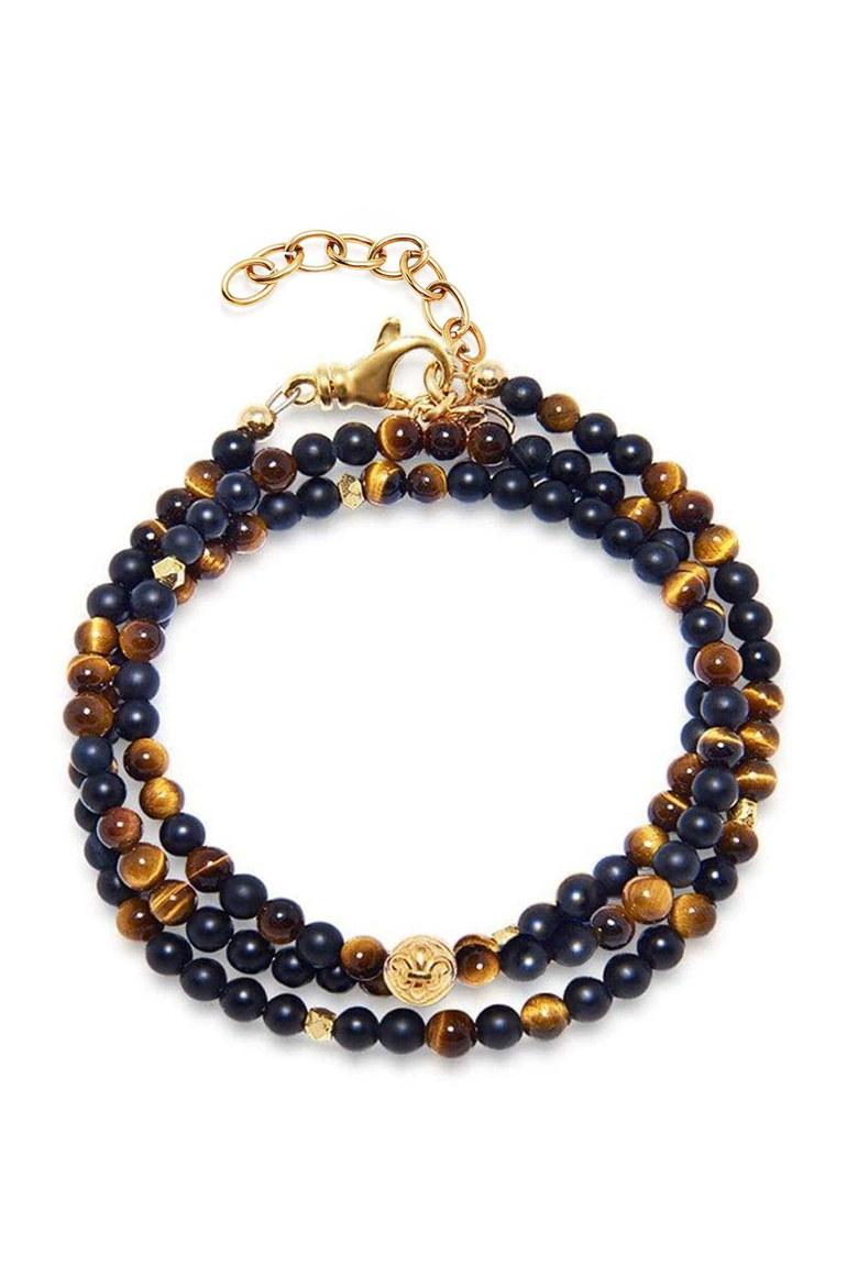 Mykonos Wrap Around Bracelet, Main, color, Brown Tiger Eye