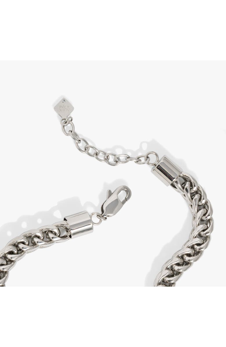 Alex and Ani Wheat Chain Bracelet, Alternate, color, Silver