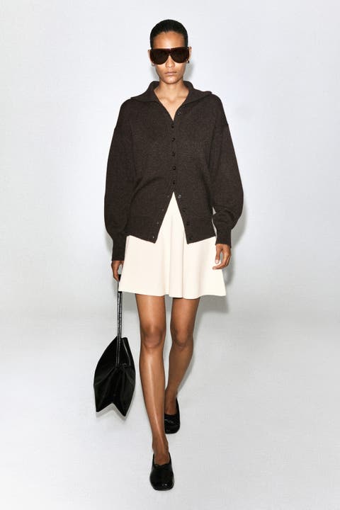 Knitted Flared Mini Skirt