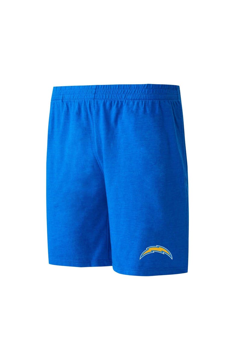 CONCEPTS SPORT Men's Concepts Sport Powder Blue/Gold Los Angeles Chargers Meter T-Shirt & Shorts Sleep Set, Alternate, color, 