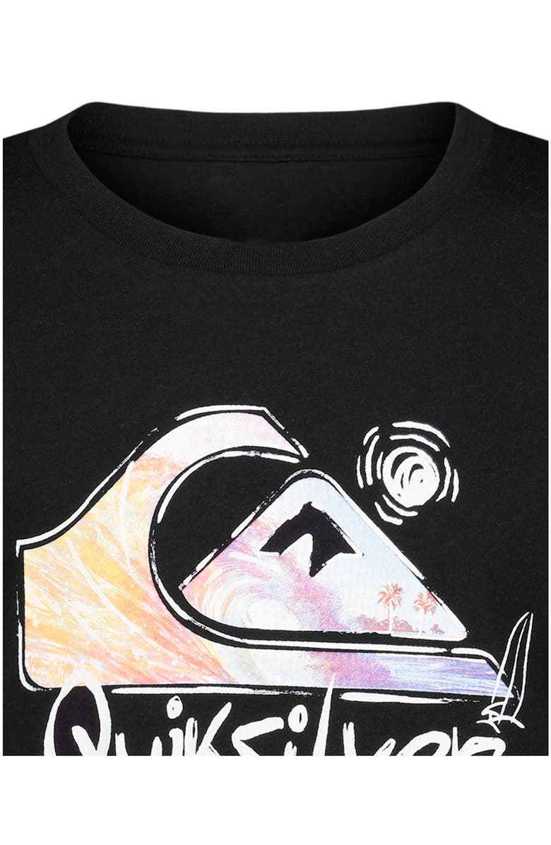 Quiksilver Kids' Core Photoreal Graphic T-Shirt, Alternate, color, Black