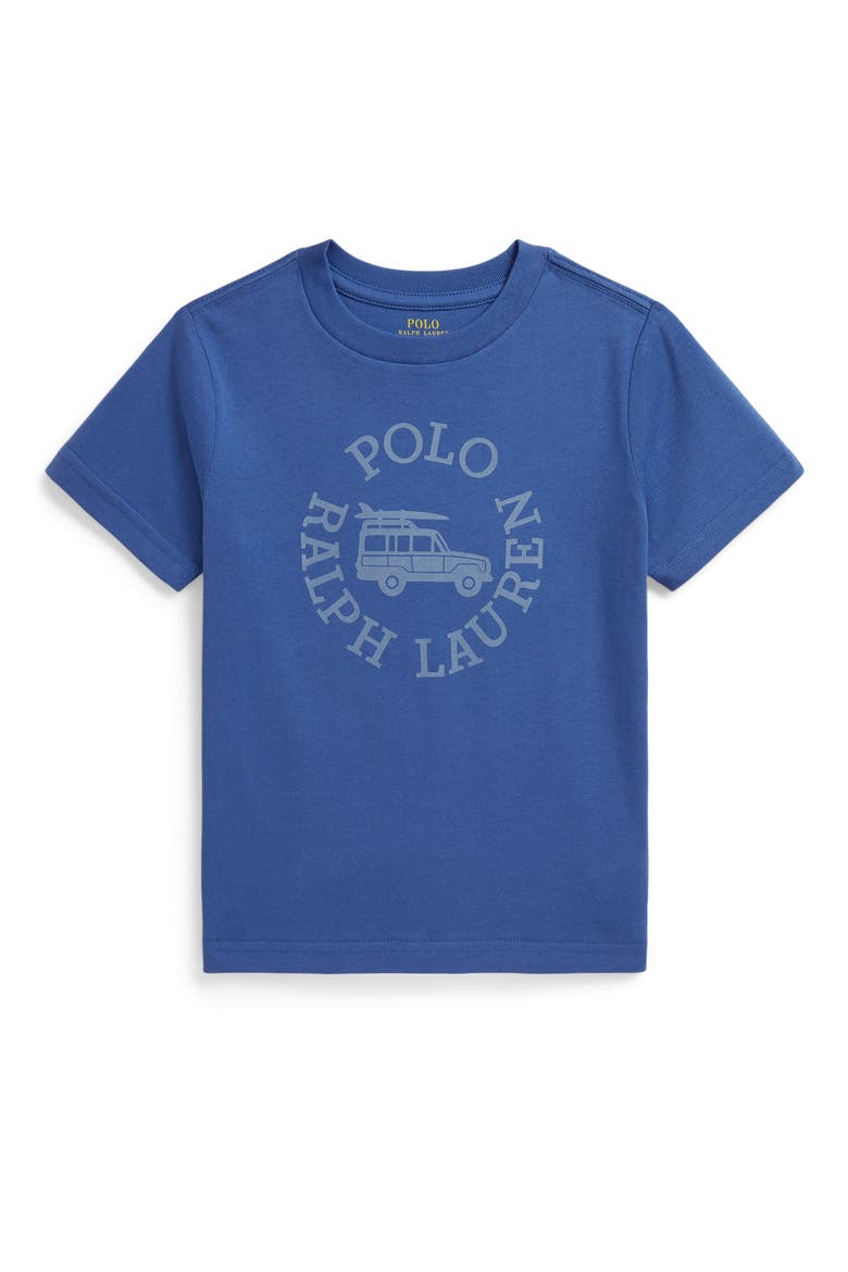 Kids' Logo Graphic T-Shirt, Main, color, BAI BLUE