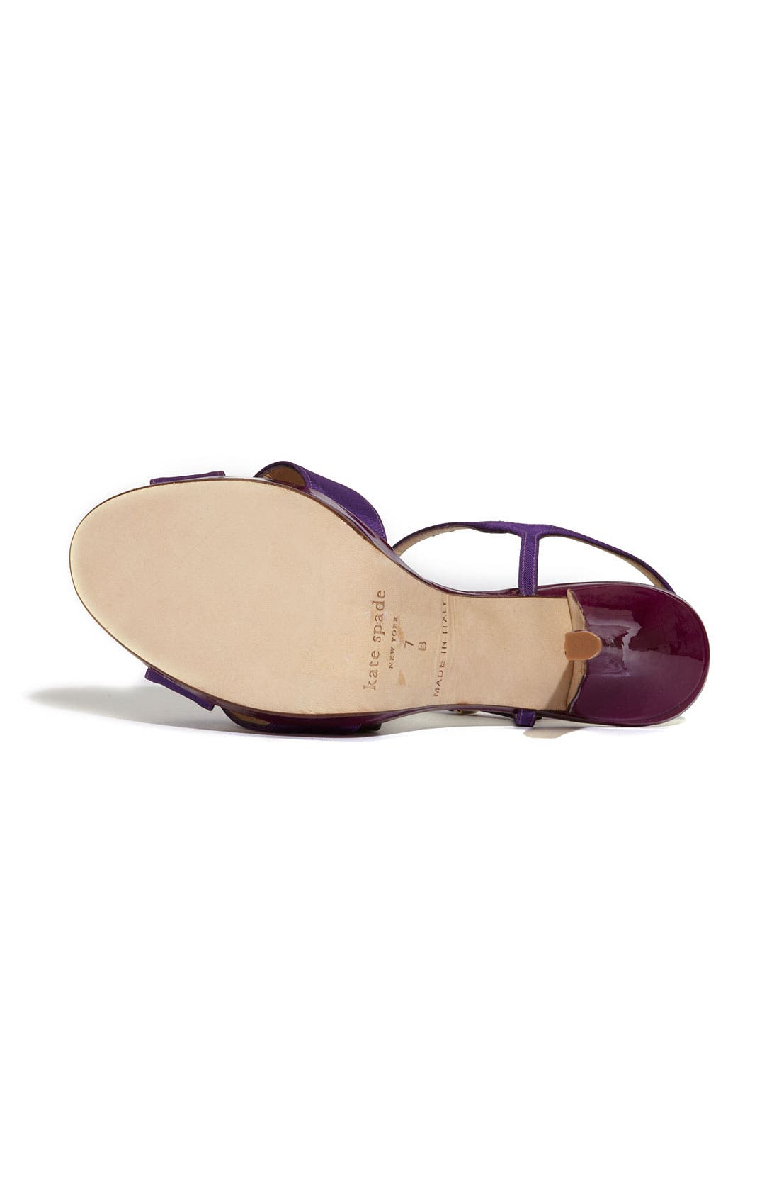 'robin' sandal, Alternate, color, AFRICAN VIOLET GROSGRAIN