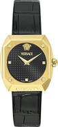 Versace Ren Leather Strap Watch, 35mm x 37mm