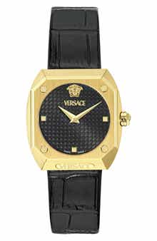 Ren Leather Strap Watch, 35mm x 37mm