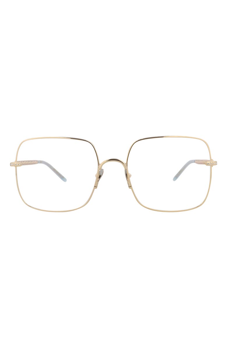 Pomellato 58mm Square Optical Glasses, Main, color,