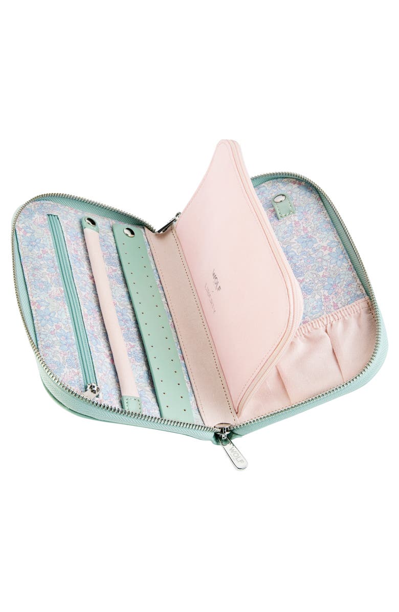 WOLF X LIBERTY Travel Portfolio, Alternate, color, Sage