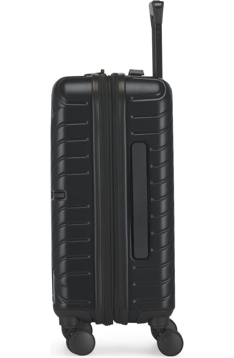 bugatti Berlin 3 Piece Hardside Luggage Set with Expansion, Alternate, color, Charcoal