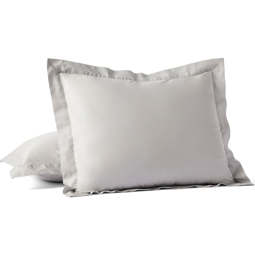 Coyuchi Count Organic Cotton Percale Pillow Sham In Seal