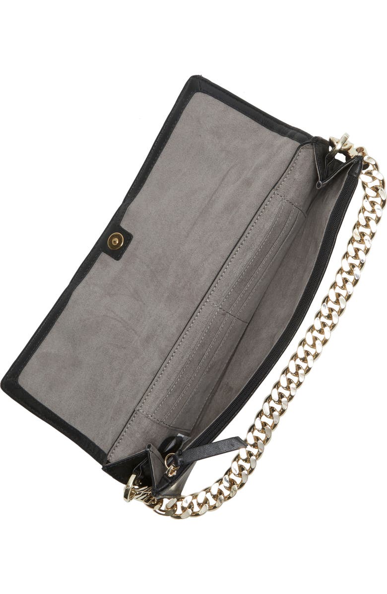 Vince Camuto Kokel Quilted Leather Clutch, Alternate, color,