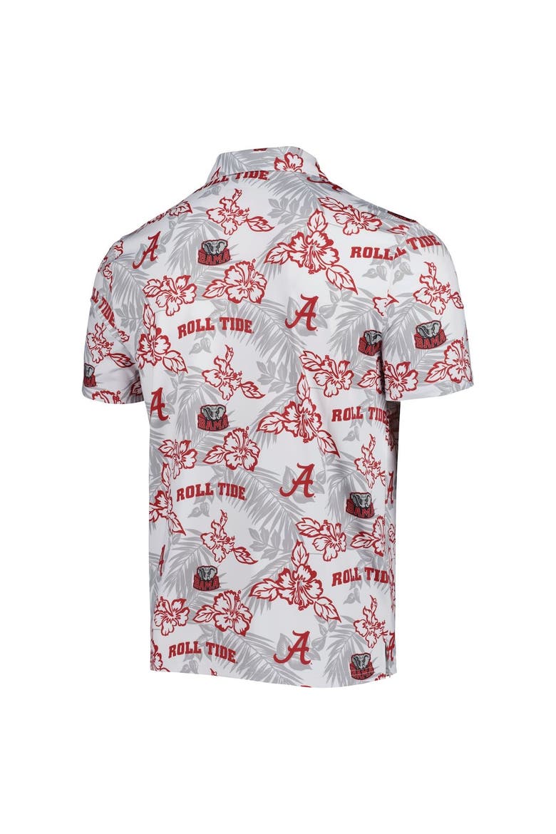 Men's Reyn Spooner White Alabama Crimson Tide Performance Polo, Alternate, color, White