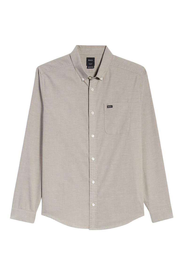 That'll Do Button-Down Shirt, Alternate, color, OLIVE