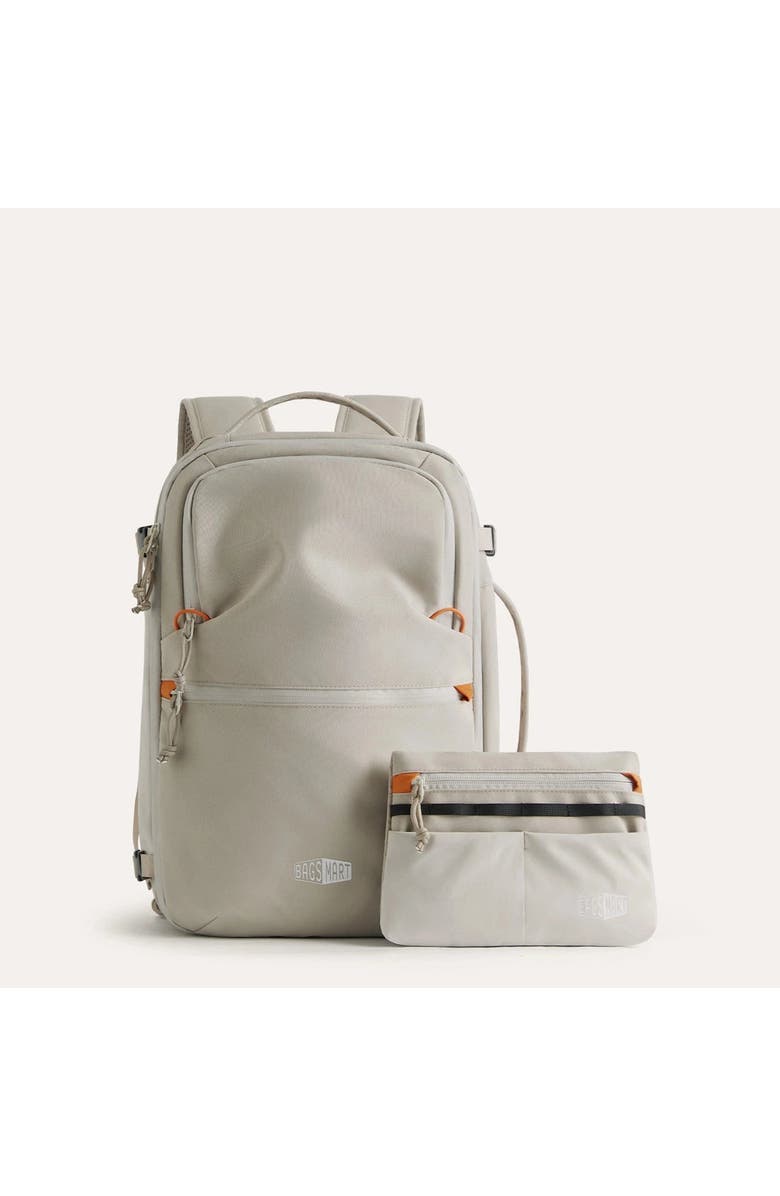 Bagsmart Faro 29L Carry On Travel Backpack Set, Main, color, Bone White