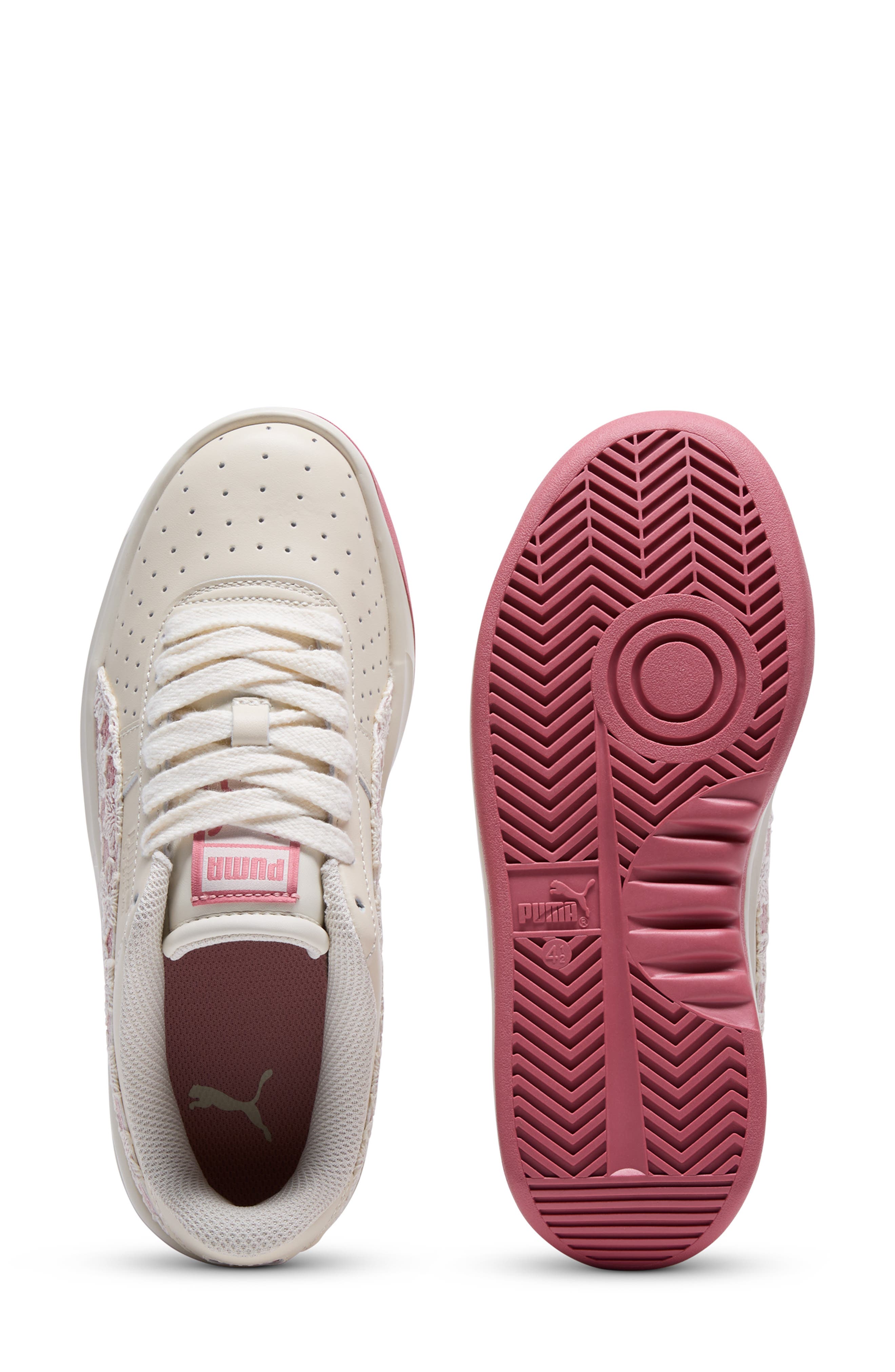 PUMA GV Special Bloom Sneaker, Alternate, color, Alpine Snow/ Heartfelt