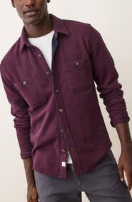 Marine Layer Pacifica Nep Stretch Twill Overshirt