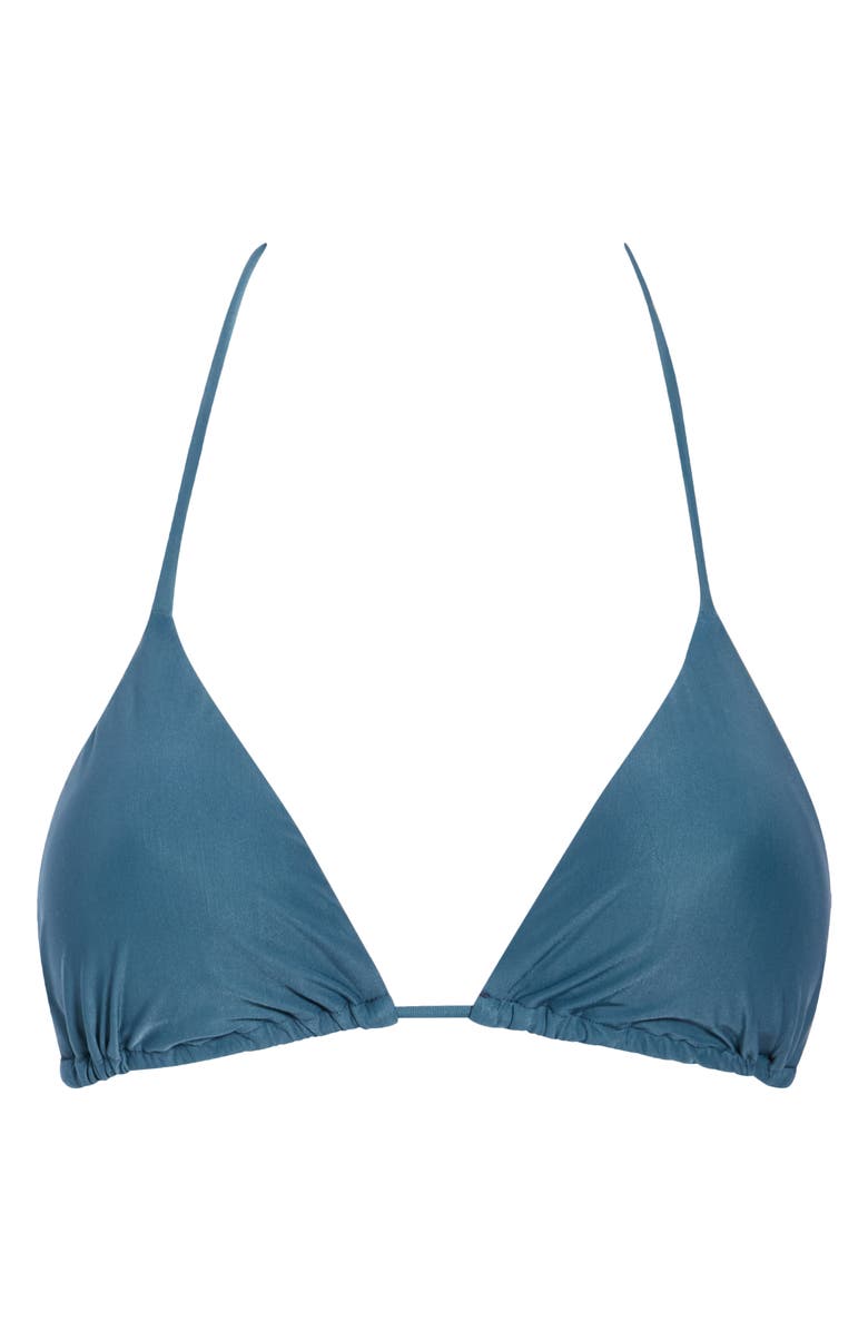 ViX Paula Hermanny Triangle Bikini Top, Alternate, color, Blue