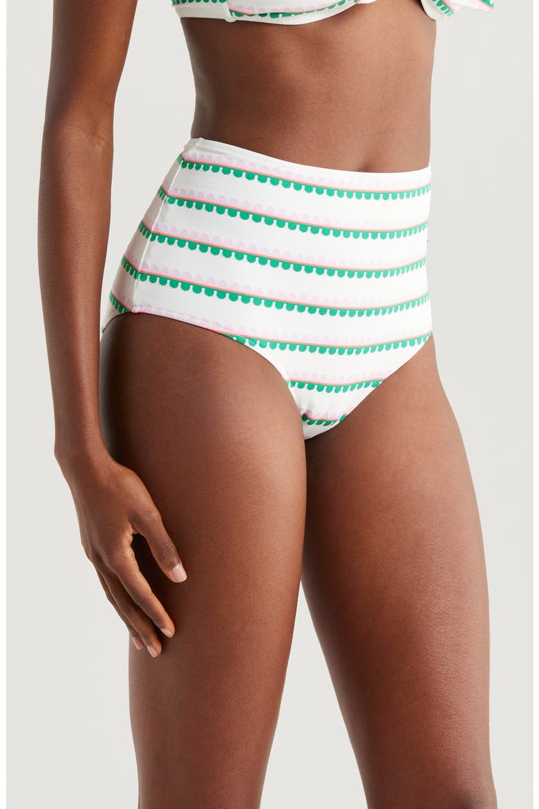 Elsi High Waist Bikini Bottoms, Alternate, color, KIBEBI FRAGARIA