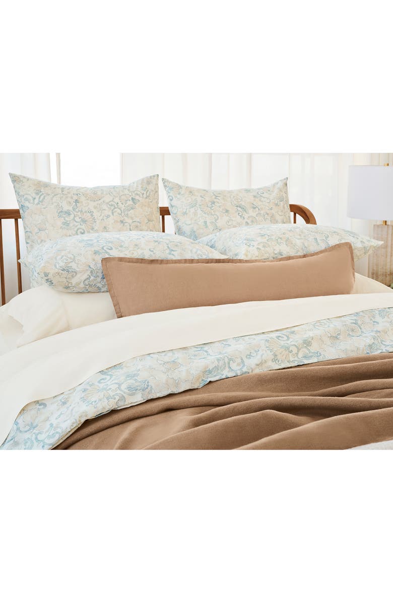 Coyuchi Solana Organic Cotton Pillow Sham, Alternate, color, Tidal W/ Doe