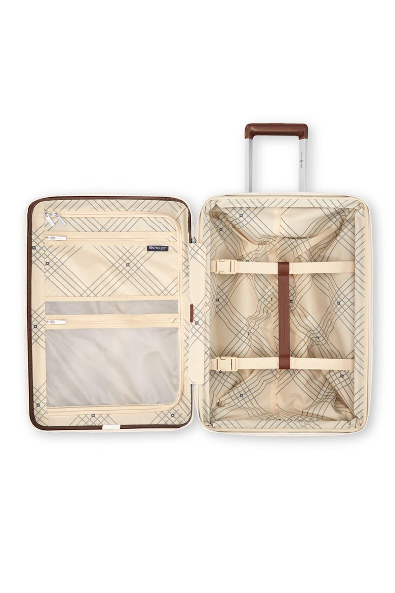 Virtuosa Hardside Expandable 21" Carry On Spinner Luggage, Alternate, color, Off White