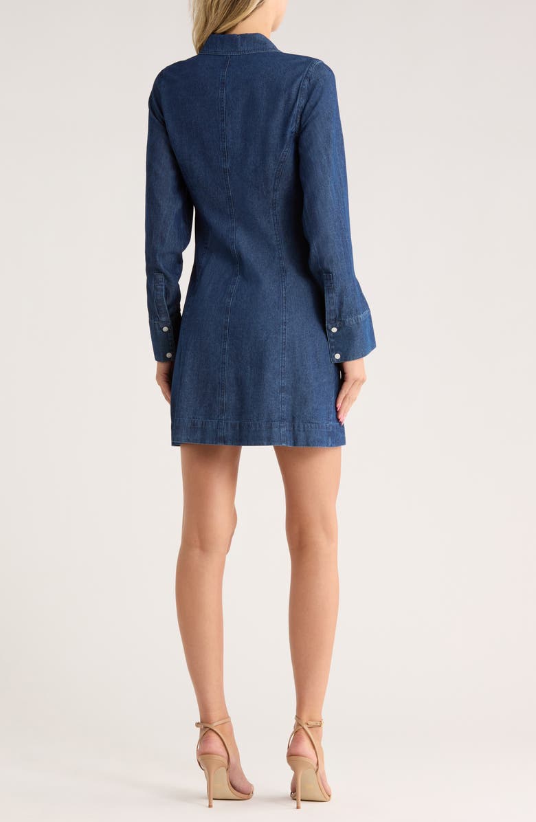 Derek Lam 10 Crosby Danielle Denim Shirtdress, Alternate, color, Jaye